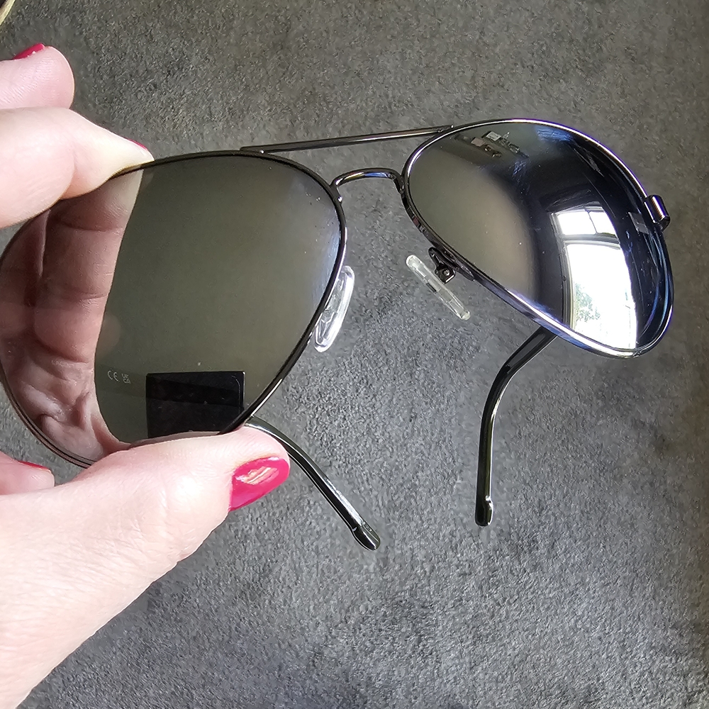 Lacoste Black Aviator Sunglasses